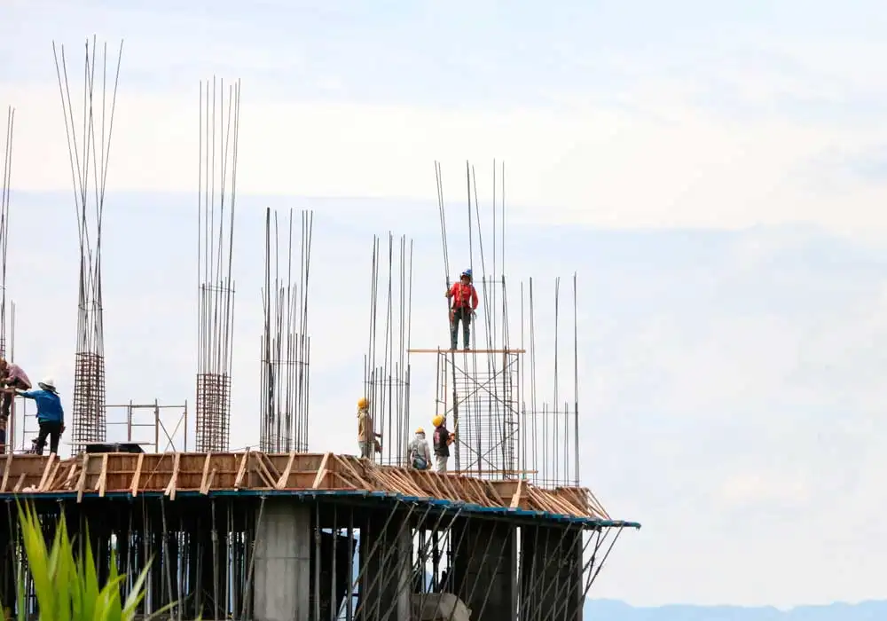 Eddeso, imagen que muestra una obra en construcción