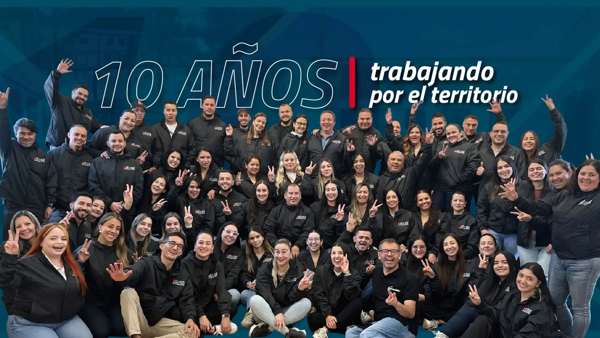 Edeso, grupo de más de 60 personas que conforman el equipo de trabajo de Edeso.
