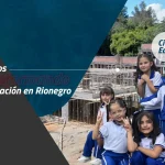 Edeso, Grupo de niños de Ciudadela Educativa 4.0. Estamos transformado la educación en Rionegro