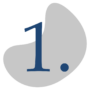Edeso, Icono gris con el número 1 en azul