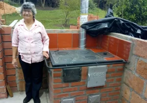 Edeso, entrega de estufas eficientes a familias rionegreras