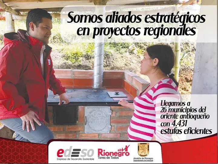 Edeso, entrega de estufas eficientes a familias rionegreras