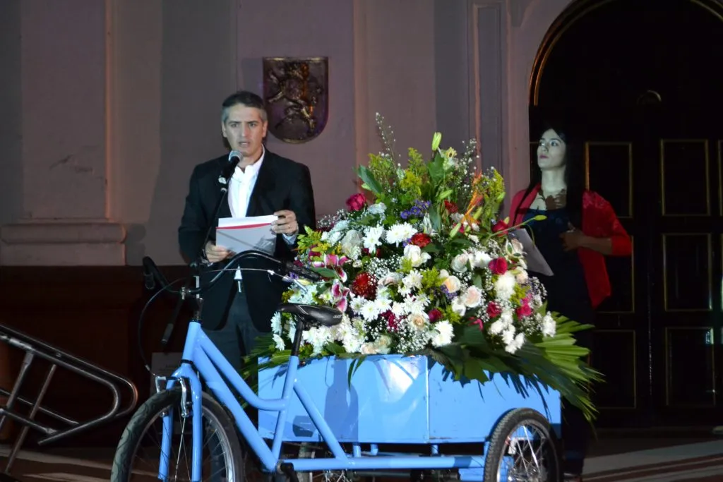 Edeso, Inauguración de la Plaza de la libertad, Rionegro Antioquia