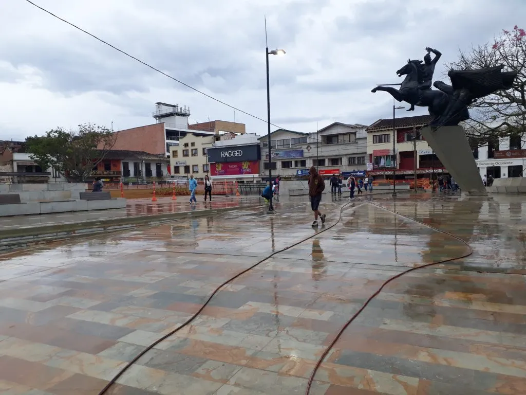Edeso, Inauguración de la Plaza de la libertad, Rionegro Antioquia