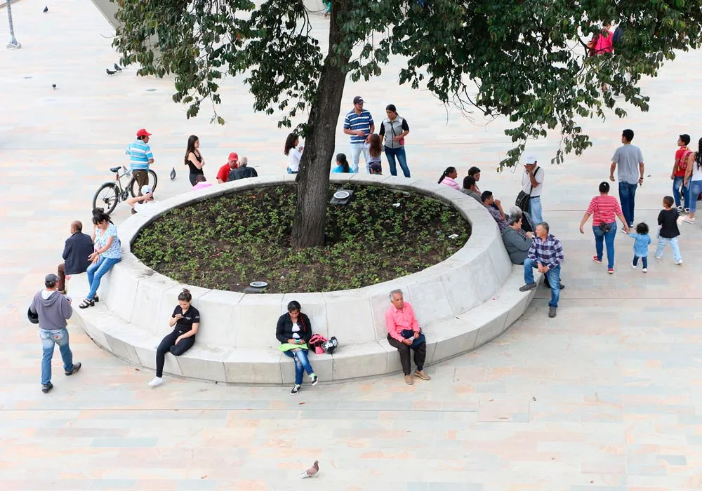 Edeso, Inauguración de la Plaza de la libertad, Rionegro Antioquia