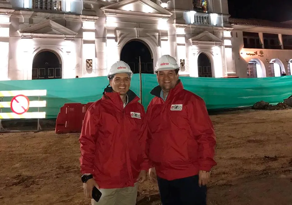 Edeso, Proceso de modernización de la Plaza de la libertad, Rionegro Antioquia