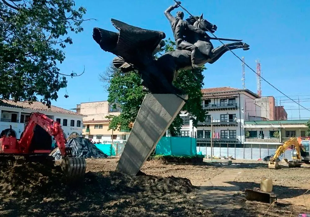 Edeso, Proceso de modernización de la Plaza de la libertad, Rionegro Antioquia