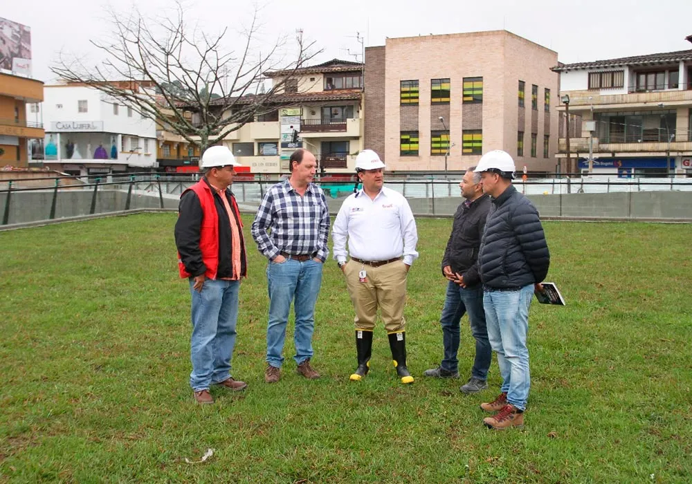 Edeso, Inauguración de la Plaza de la libertad, Rionegro Antioquia