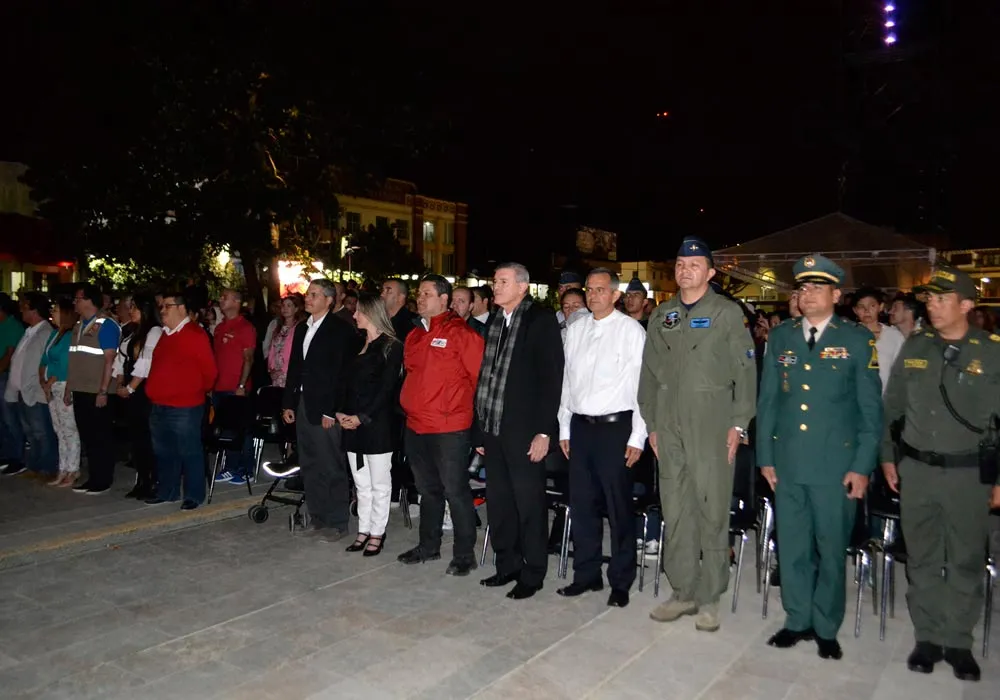 Edeso, Inauguración de la Plaza de la libertad, Rionegro Antioquia