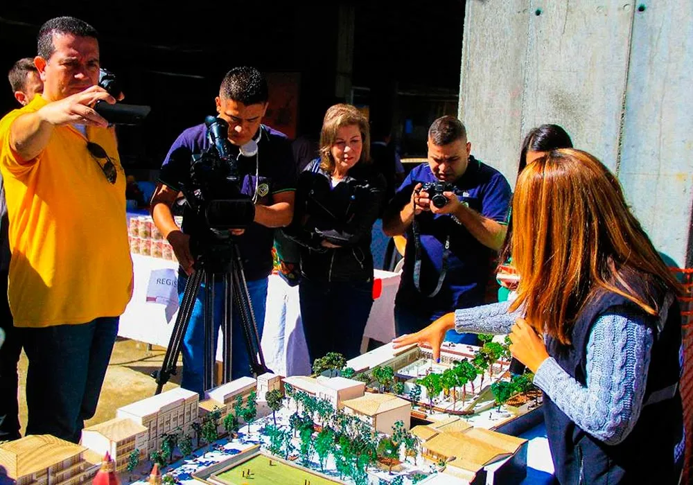 Edeso, Proceso de modernización de la Plaza de la libertad, Rionegro Antioquia