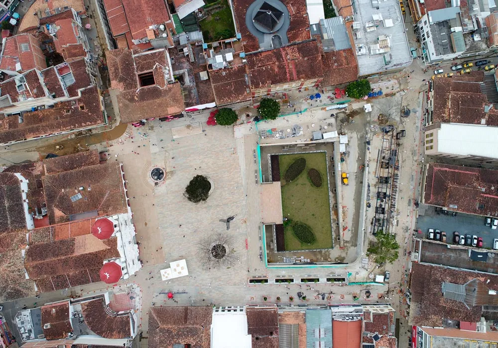 Edeso, Proceso de modernización de la Plaza de la libertad, Rionegro Antioquia
