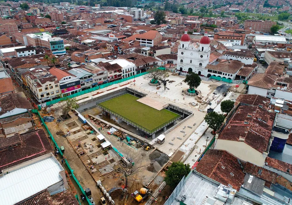 Edeso, Proceso de modernización de la Plaza de la libertad, Rionegro Antioquia