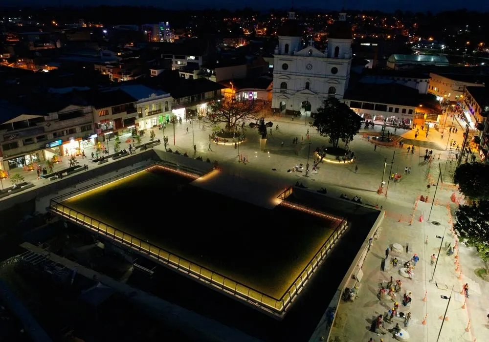 Edeso, Proceso de modernización de la Plaza de la libertad, Rionegro Antioquia