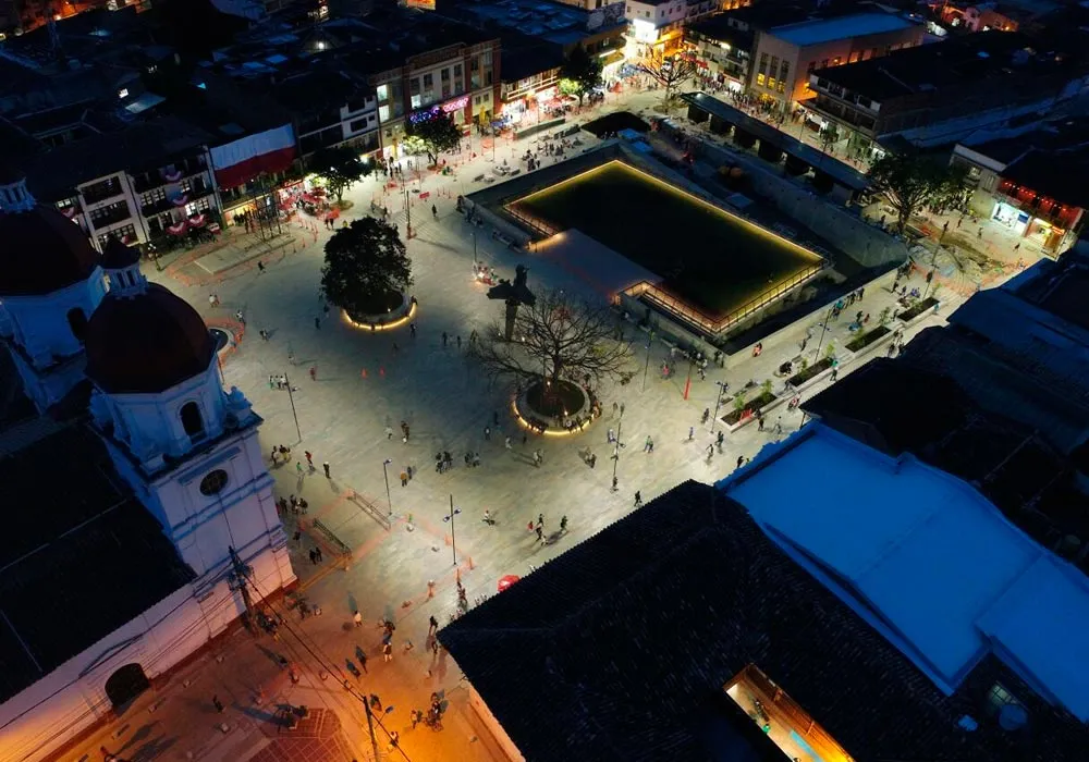 Edeso, Proceso de modernización de la Plaza de la libertad, Rionegro Antioquia