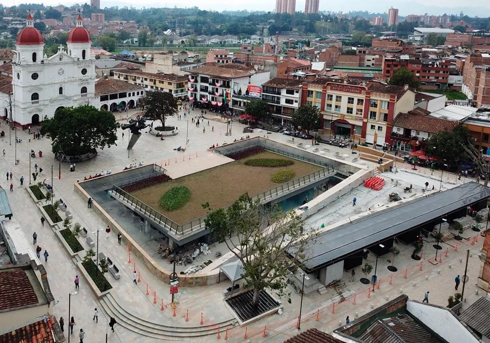 Edeso, Proceso de modernización de la Plaza de la libertad, Rionegro Antioquia