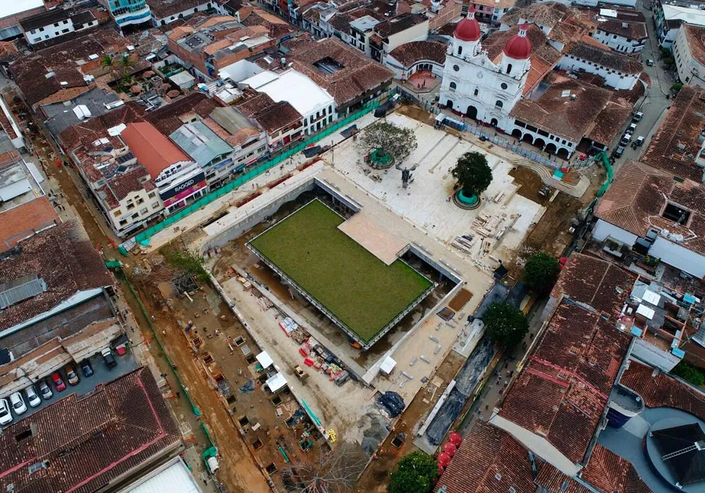 Edeso, Proceso de modernización de la Plaza de la libertad, Rionegro Antioquia