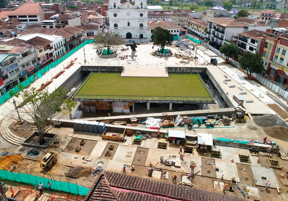 Edeso, Proceso de modernización de la Plaza de la libertad, Rionegro Antioquia