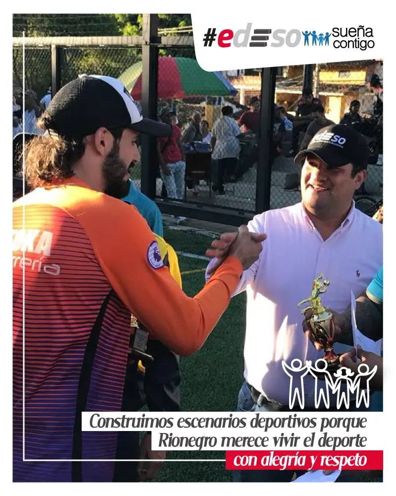 Edeso, remodelación, construcción adaptación y equipamiento de unidades deportivas del Municipio de Rionegro