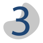 Edeso, Icono gris y azul que representa el numero tres