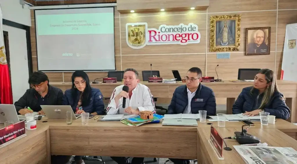 Edeso presentó su informe de gestión 2024 ante el Concejo Municipal de Rionegro