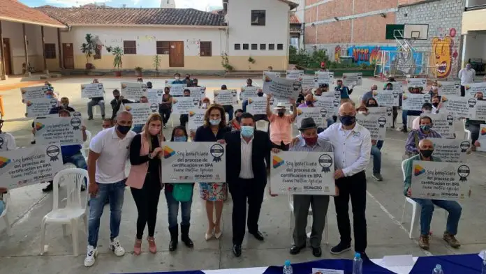 60 productores agropecuarios serán certificados por la Alcaldía Municipal en Buenas Prácticas Agrícolas (BPA)