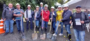 Edeso, Con acto simbólico de la primera palada, inició la ejecución del Plan Maestro de Alcantarillado