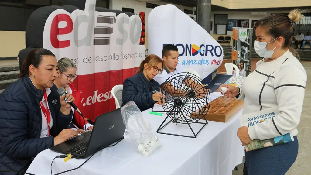 Edeso, Culminamos con el sorteo de los apartamentos de Jardín de Cimarronas